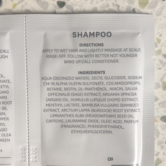 🌟 Better Not Younger Volumizing Shampoo and Conditioner SAMPLE - Picture 3 of 6
